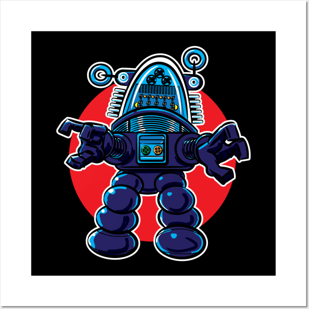 Robby the Robot Wall Art by eShirtLabs